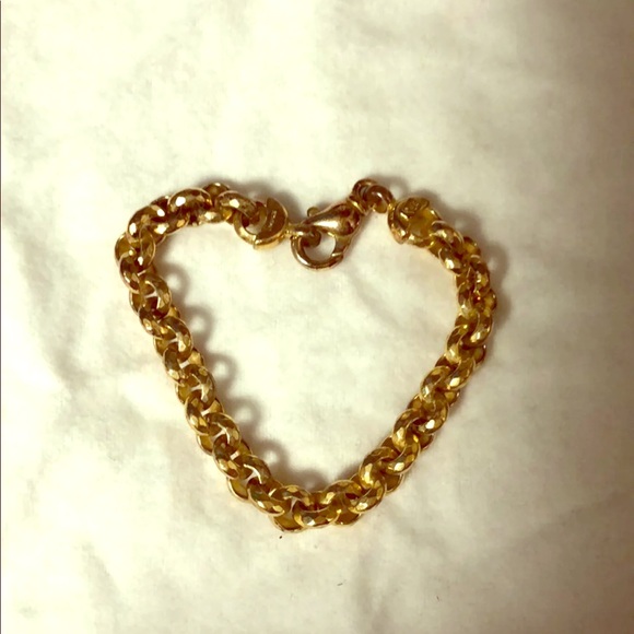 Jewelry - Gold Plated Rolo Bracelet